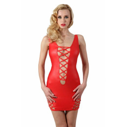Loveshop dans le 63 La Gaterie Robe Wetlook Laçage Décolleté