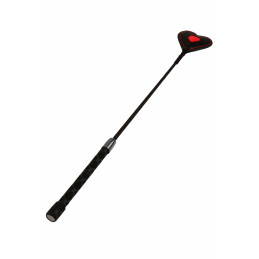 Loveshop dans le 63 La Gaterie Cravache Cuir Noire Coeur Rouge