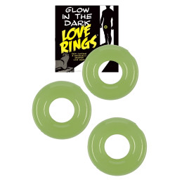 Loveshop dans le 63 La Gaterie Love Rings Fluo Anneau Glow In