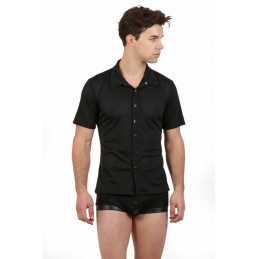 Loveshop dans le 63 La Gaterie Chemise Homme Tissu Perforé Col