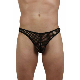 Loveshop dans le 63 La Gaterie String Homme Résille Noire