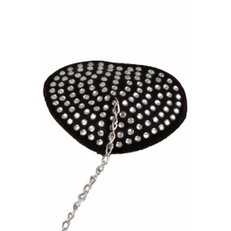 Loveshop dans le 63 La Gaterie Nipple Coeur Noir Strass et