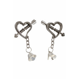 Loveshop dans le 63 La Gaterie Pince Tétons "Cupidon" argenté