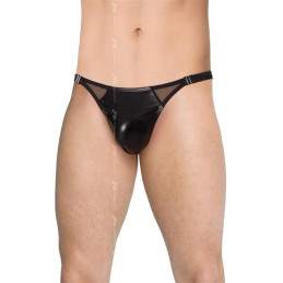 Loveshop dans le 63 La Gaterie String noir wetlook détachable