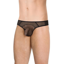 Loveshop dans le 63 La Gaterie String noir résille devant Homme