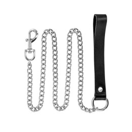 Loveshop dans le 63 La Gaterie Laisse Métal Poignée Cuir 115 Cm