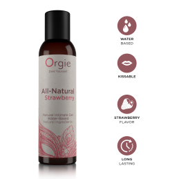 Loveshop dans le 63 La Gaterie Lubrifiant Natural Strawberry
