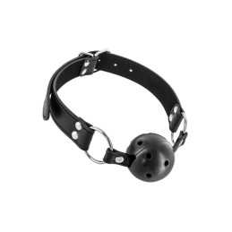 Loveshop dans le 63 La Gaterie Bâillon Boule Rigide Percée Noire